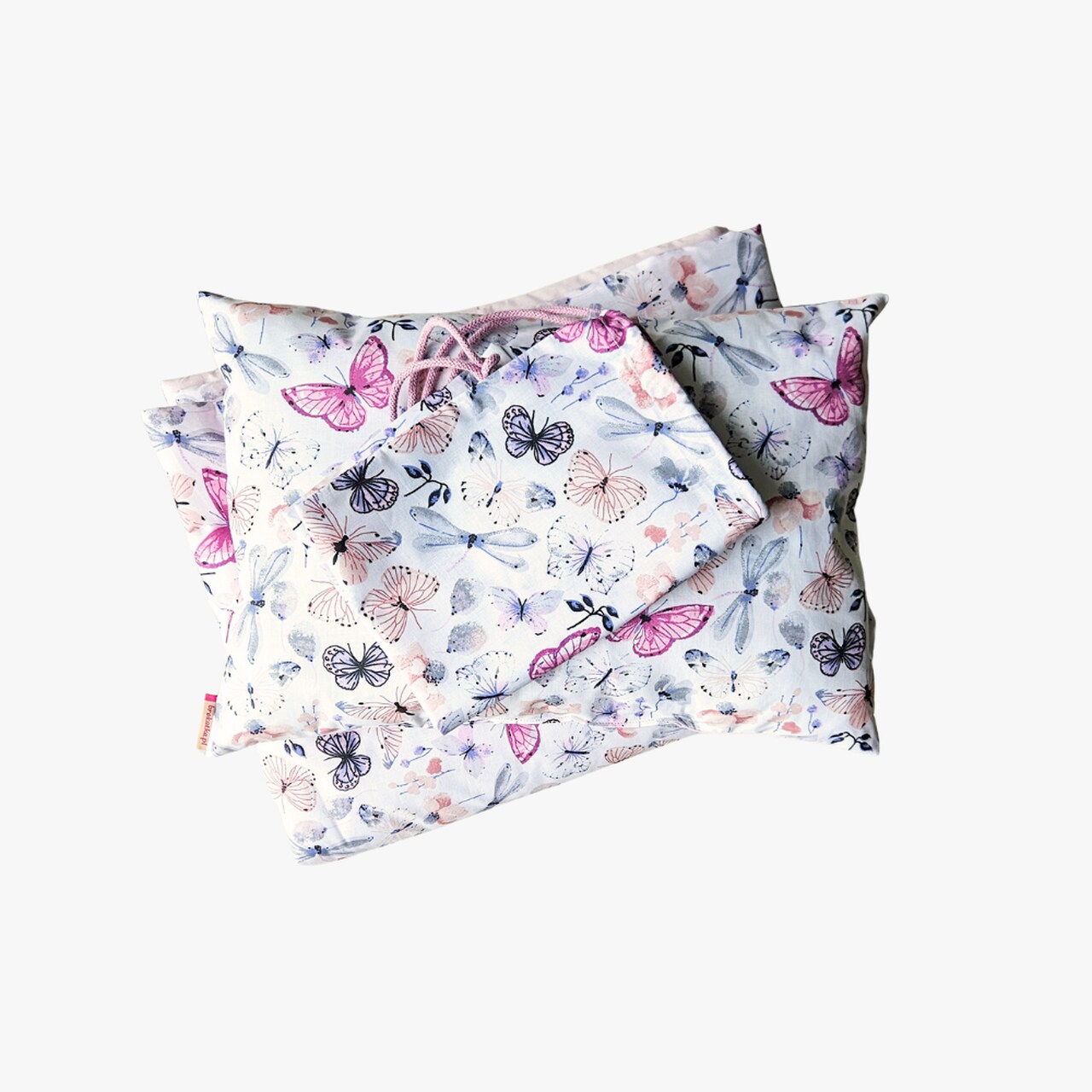 posciel-do-zlobka-motylki-dla-dziewczynki zestaw do lezakowania motylki