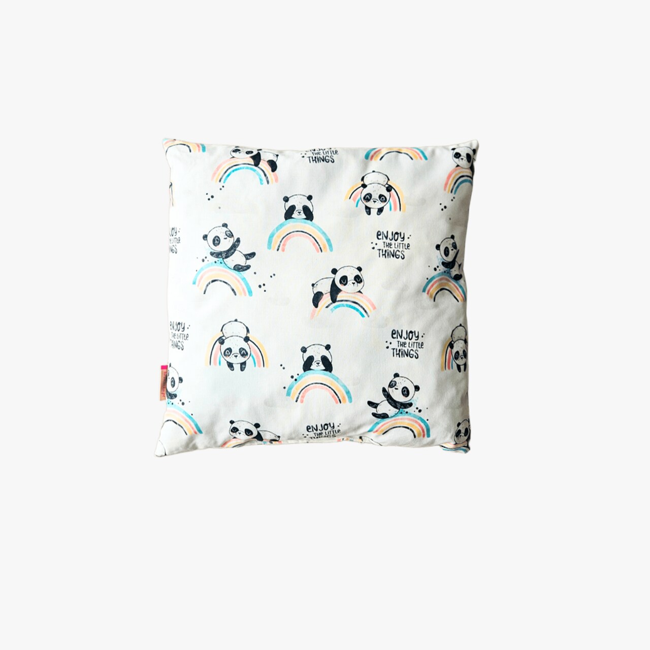 poduszka dziecieca panda tecza