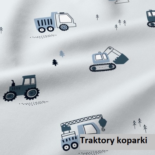 traktory-auta-koparki-blekit-posciel-do-lezakowania posciel do lezakowania traktory koparki